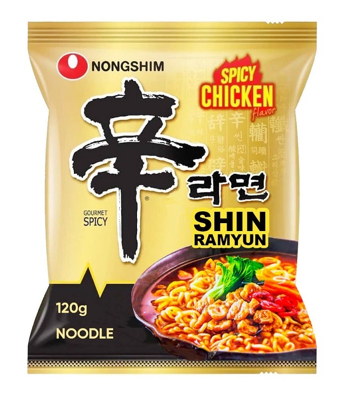 Zuppa di noodles istantanea Spicy Chicken Ramyun -Nong Shim 120g